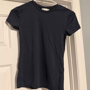 H&M Elegant Navy Blue Short Sleeve Tee